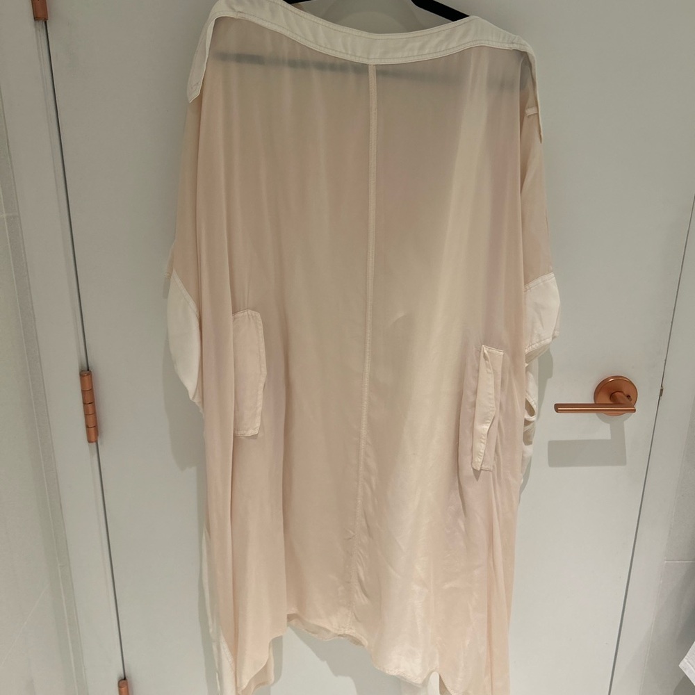 Lightweight Sheer Kimono Cover-Up in Soft Blush